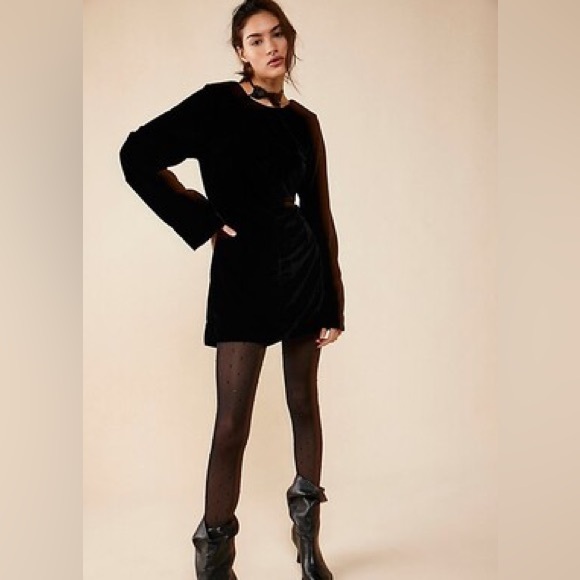 Free People Chelsey Mini Dress NWOT M - Picture 5 of 8